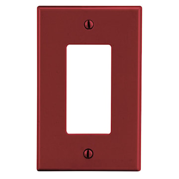 HUBBELL P26R PLAQUE 1G 1 STYLE DECORAROUGE