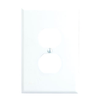 LEVITON 88103 PLAQUE 1G DUPLEX LARGEPLAST BLANC