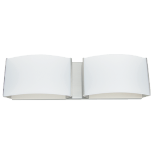 STANDARD PRODUCTS 65840 DOUBLE LED WALL MOUNT TRADITIONAL LIGHTING 20W 120V 3000K BRUSHED NICKEL 1266LM
