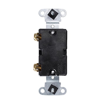 LEVITON 18201-W INTERR 15A 1P 347V WHITE