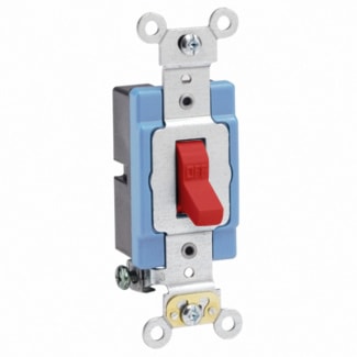 LEVITON 1201-2R INTERR 15A 1P 120/277VRED