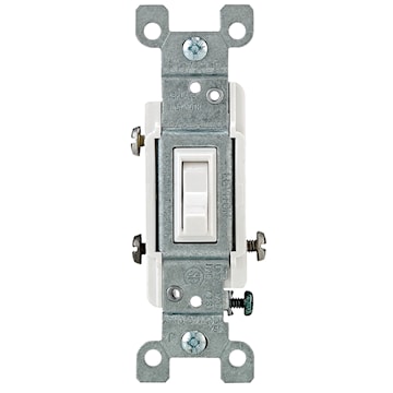 LEVITON 2653-2W INTERR 15A 3V 120V BLANCCU/AL