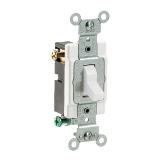 LEVITON CS320-2W INTERR 3V 20A 120/277V WHITE TOGGLE