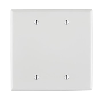 LEVITON PJ23-W PLAQUE 2G GRANDE MONTE EN BOITE OBTURATEUR