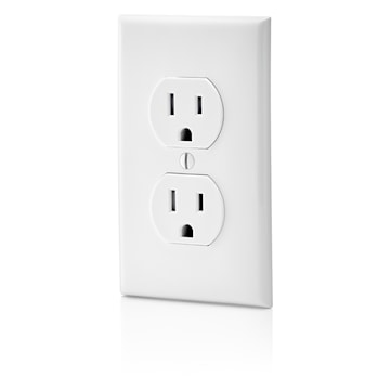 LEVITON T5320-W RECEPT 15A 125V DUPINVIOL WHITE