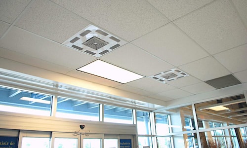 STELPRO DESIGN DRR0221W CHAUF PLAF DRAGON DR-R2000W 240V BLANC ENCAST