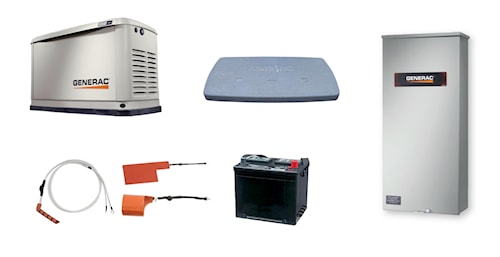 GENERAC POWER SYSTEMS KIT26KW-PWRPAD KIT GENERATRICE 26 KW /EMBASE POWERPAD