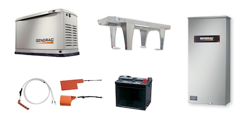 GENERAC POWER SYSTEMS KIT26KW-GENBASE KIT GENERATRICE 26KW / SUPPORT EN ALUMINIUM