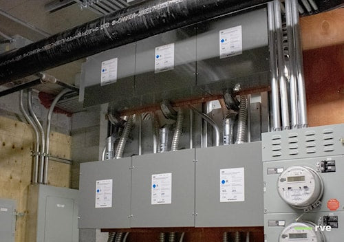 RVE DCC-11-60A EV Power Management System 120/240-208V Distribution Box, Max 200A, 60A Disp Included