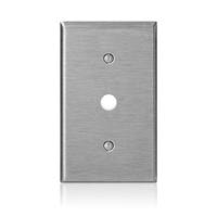 LEVITON 84017-40 PLAQUE 1G TEL SS