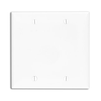 LEVITON 80725-W PLAQUE MUR 2G 2VIERGENYLON BLANC