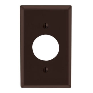 LEVITON 85004 PLAQUE 1G RECEPT 15/20ABRUN
