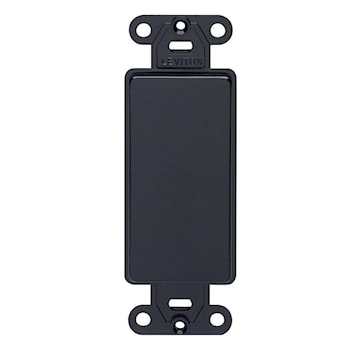LEVITON 80414-E INTERR DEC PLAQUE ADAPTATRICE PLASTIQUE NOIR