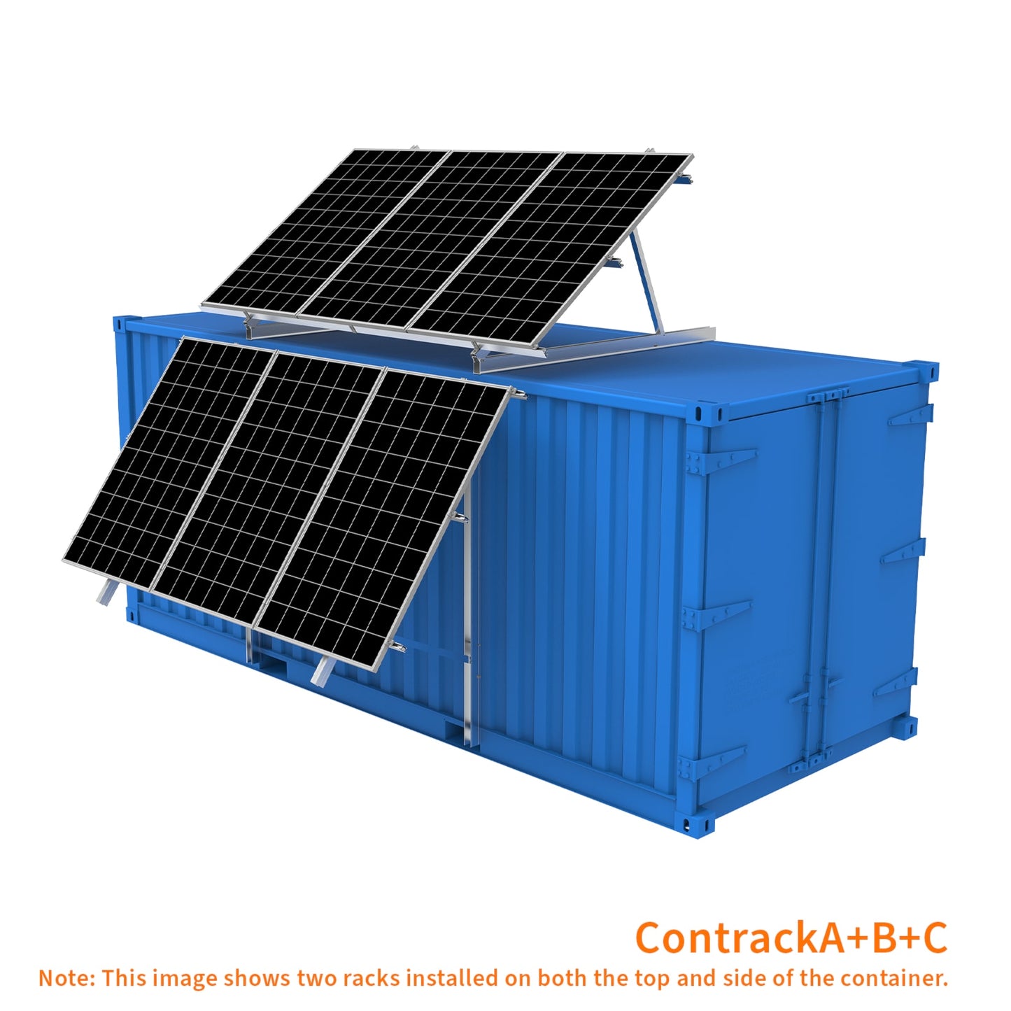 ELIOS CONTRACKA+B+C SUPPORT POUR CONTENEUR POUR 3 PANNEAUX SOLAIRES