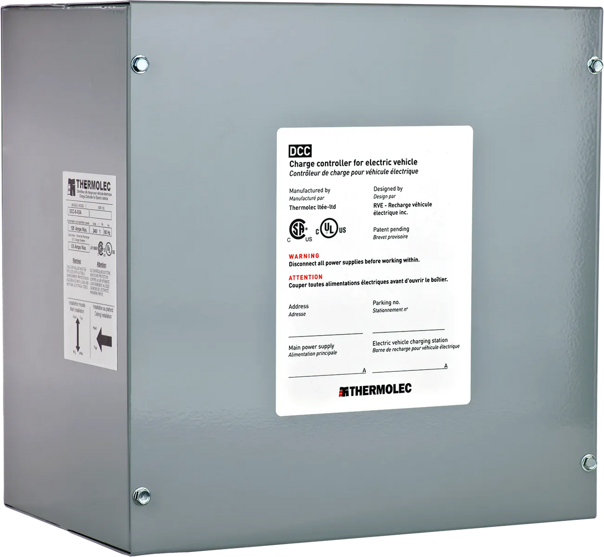 RVE DCC-9-50A EV Power Management System 120/240-208V Distribution Box, 50A Disp. Included, Max 125A