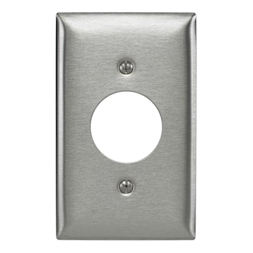 HUBBELL SS7 PLAQUE 15-20A 1.406 ACIER INOX