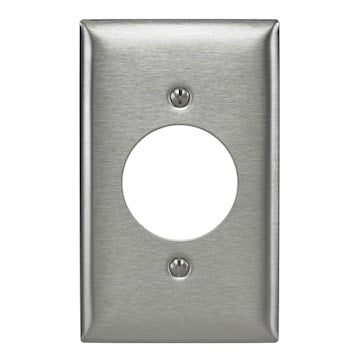 HUBBELL SS720 PLAQUE 1G 1.60PO RECEPT20/30A SS