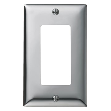 HUBBELL SCH26 PLAQUE MURALE 1G GFCI CHROME