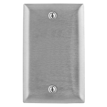 HUBBELL SS13L PLAQUE 1 GANG VIERGE 430SS