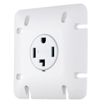 HUBBELL RR430WIPCN PLAQUE 30A 125/250VBRIDE MONT BLANC