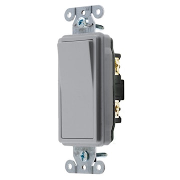 HUBBELL DS115GY INTERR 15A 1P 120/277VDEC GRAY