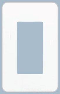 LUTRON CW-1-BL PLAQUE MUR SIMPLE NOIRECLARO