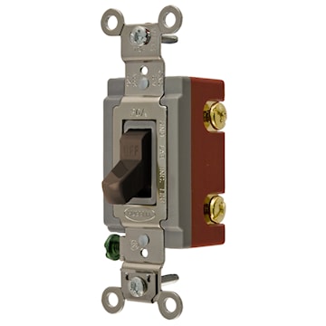 HUBBELL HBL1222 INTERR 20A 120/277V BROWN