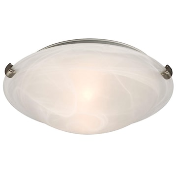 GALAXY LIGHTING 680112MB/PT LUM PLAFON 2X60W ETAINC/A VITRE MARBRE 12 3/4P