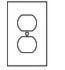 HUBBELL SP97S01008 PLAQUE SS SUR MESURE