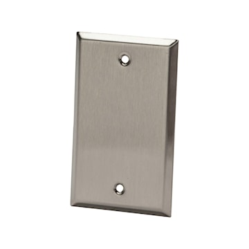 ABB CI97011 PLATE 1G BLANK STAINLESS STEEL 