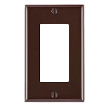 Plaque murale Decora simple - Brun