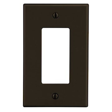 HUBBELL P26 PLAQUE 1G 1 STYLE DECORABRUN