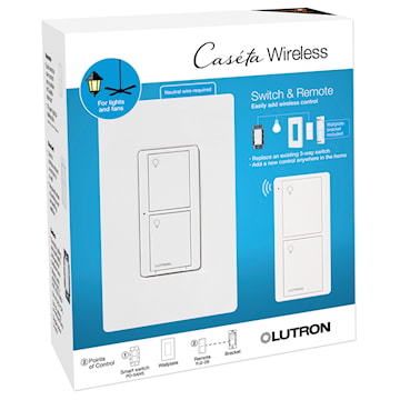 Lutron switch kit. Wireless 3-way installation.