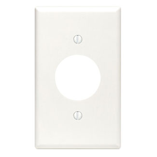 LEVITON 88004 PLAQUE 1G RECEPT PLASTBLANC