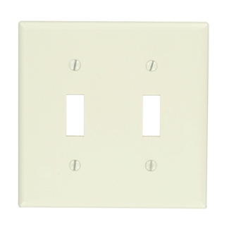 LEVITON 78009 PLATE 2G INTERR PLASTAMANDE CLEAR 