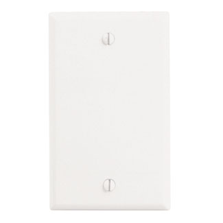 LEVITON Plaque murale simple blanc