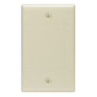 LEVITON 86014 PLAQUE 1G VIERGE PLASTIVOIRE