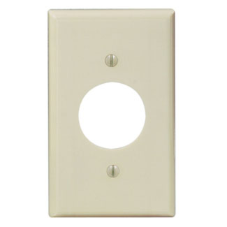 LEVITON 86004 PLAQUE 1G RECEPT 15APLAST IVOIRE