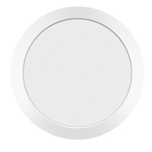PRODUITS STANDARD 68716 PLAFONNIER DEL 12PO 24W120V 3CCT ROND BLANC DIM