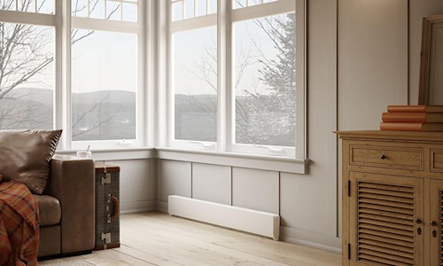 STELPRO DESIGN BA1502W PLINTHE BELLA 1500W 240VALUM BLANC