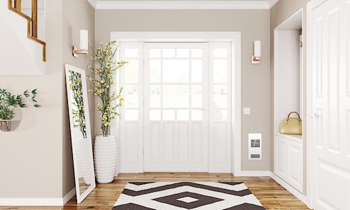 STELPRO DESIGN PULSAIR wall-mounted fan heater (thermostat not included) 1500/1125W 240/208V - White 