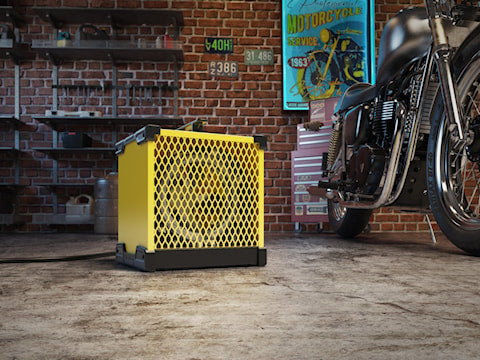 STELPRO DESIGN SCH4800T YELLOW PORTABLE HEATER 4800W 240V 