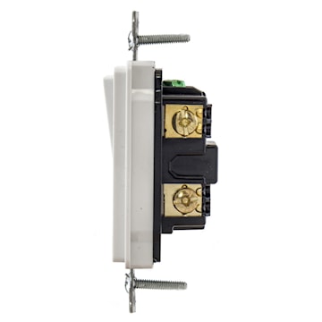 HUBBELL DS120W INTERR 20A 1P 120/277VDEC BLANC