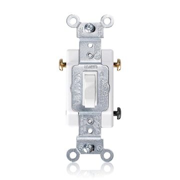 LEVITON 1103-CW INTERR 15A 3V 120/277VWHITE