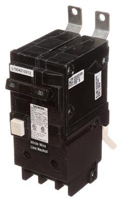 SIEMENS BF220A DISJ DFT 20A 2P 120/240V10KA BOULONNE BIPOL 5MA 
