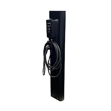 RAB DESIGN 084080 BLACK SQUARE PEDESTAL FOR FLO CHARGING STATION 