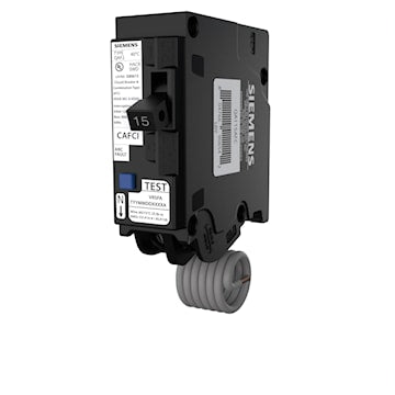 Disjoncteurs combinés anti-arcs unipolaires et bipolaires (CAFCI) 1 pôle, 120V 15A 10KA