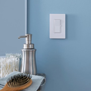 Claro Single Wall Plate - White 