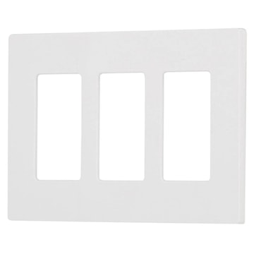 LUTRON CW-3-WH PLAQUE MUR TRIPLE BLANCCLARO