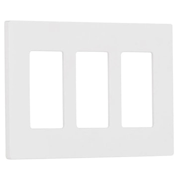 LUTRON CW-3-SS TRIPLE WALL PLATE INOX STEEL 
